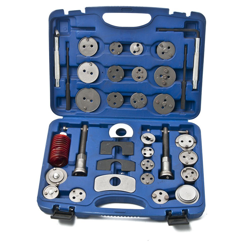 Auto Body Repair 35 PCS Universal Brake Pad Piston Caliper Wind Back Disassembly Replacement Tools Kit