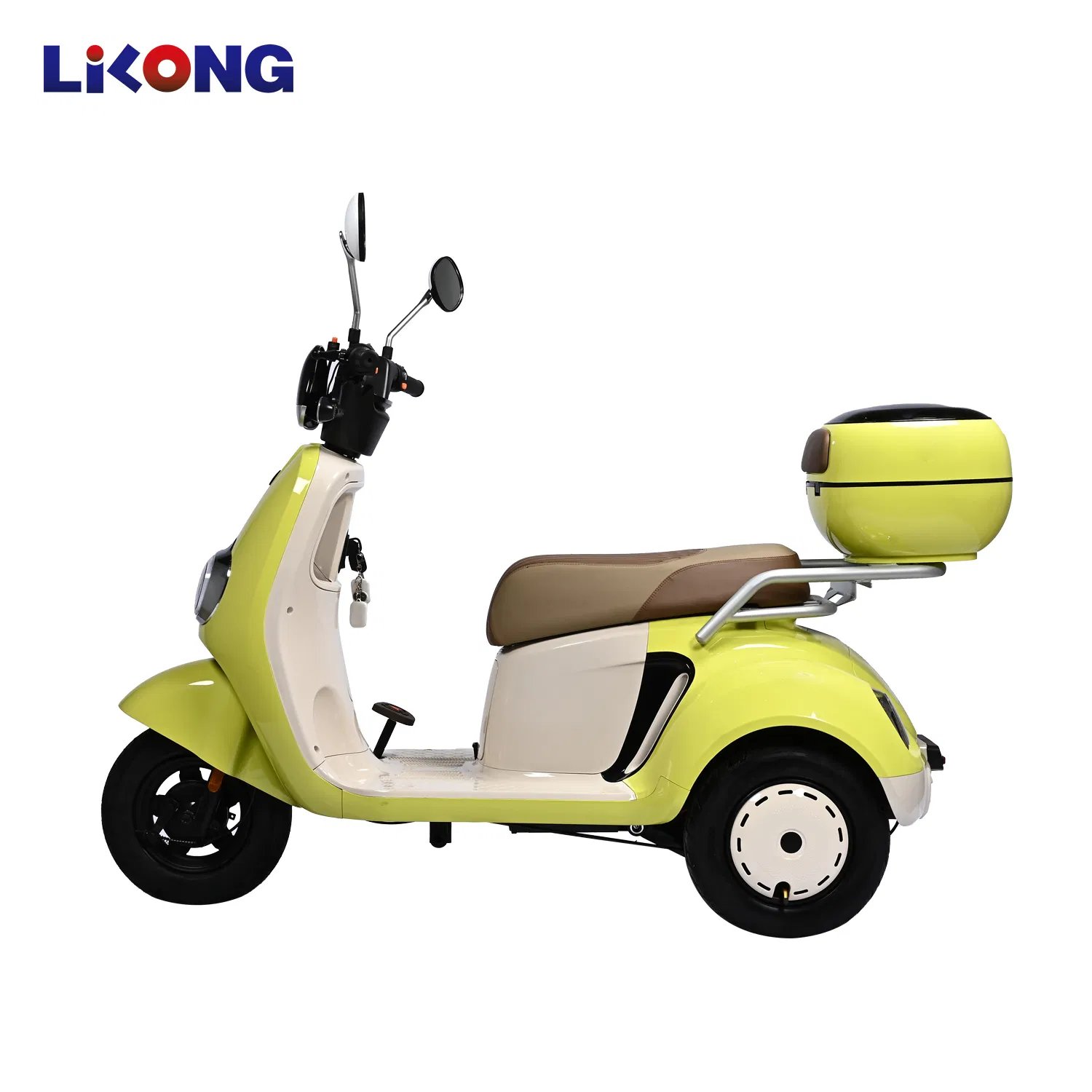500W Power Electric Tricycle 48V Steel Tube Adult E-Trike Bicycle 48V Lead-Acid Battery Central Motor