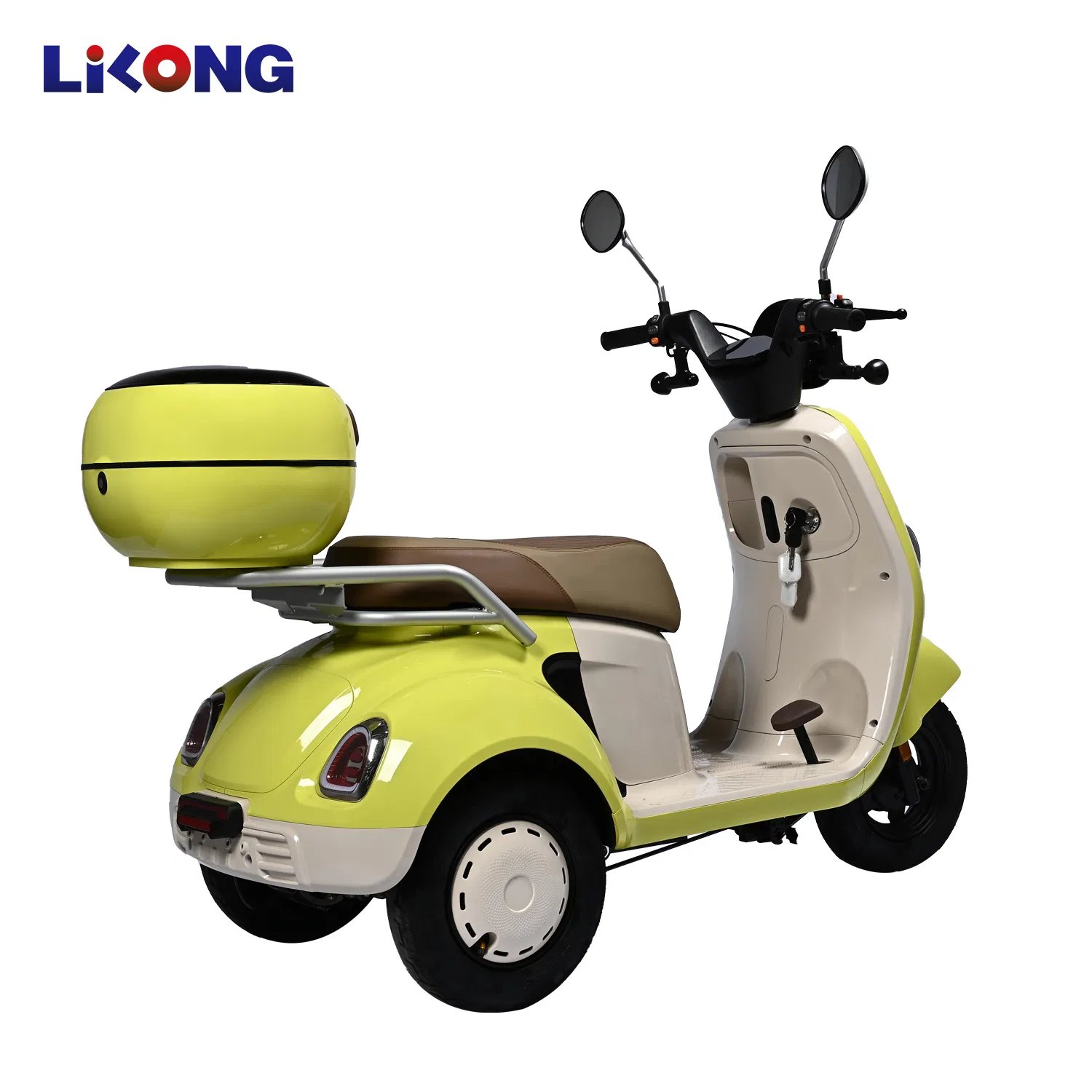 500W Power Electric Tricycle 48V Steel Tube Adult E-Trike Bicycle 48V Lead-Acid Battery Central Motor