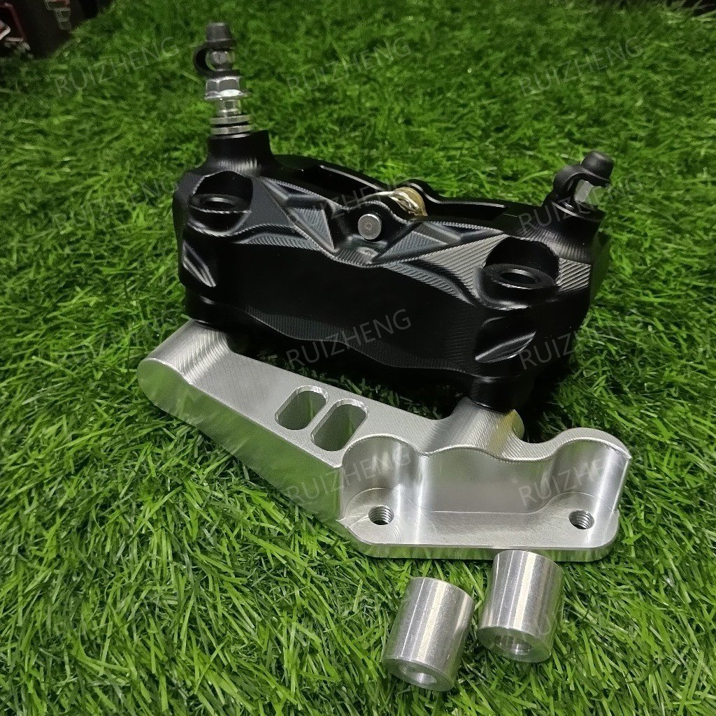 Breket Set Kaliper/Caliper Racing Ninja R/SS/Rr 4p 4 Piston Cnc Breket 280mm 300mm 320mm Brake Calipers