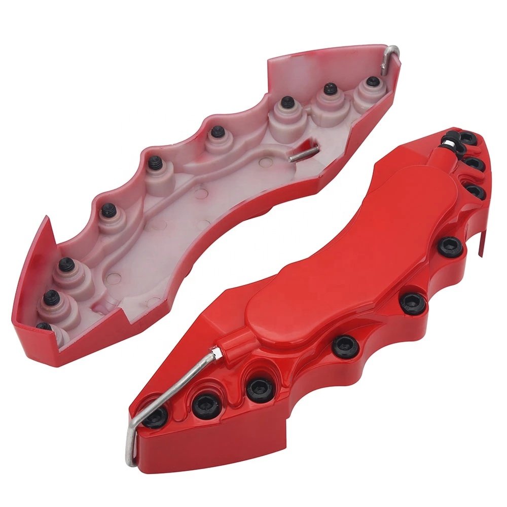 Front Rear 3D Disc Racing Brake Caliper Covers Parts