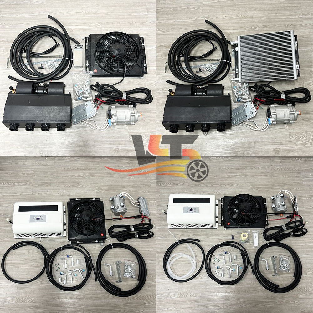 Hot Sale Hidden Flexible Installation of 12v /24v Truck Trailer Parking Air Conditioner 12v Car air Conditioner