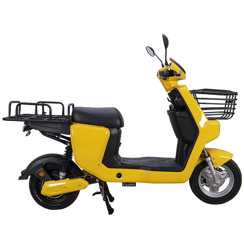 800W Food Delivery Electric Motorcycle Electric Cargo Bike Delivering Newspapers Electric Moped
