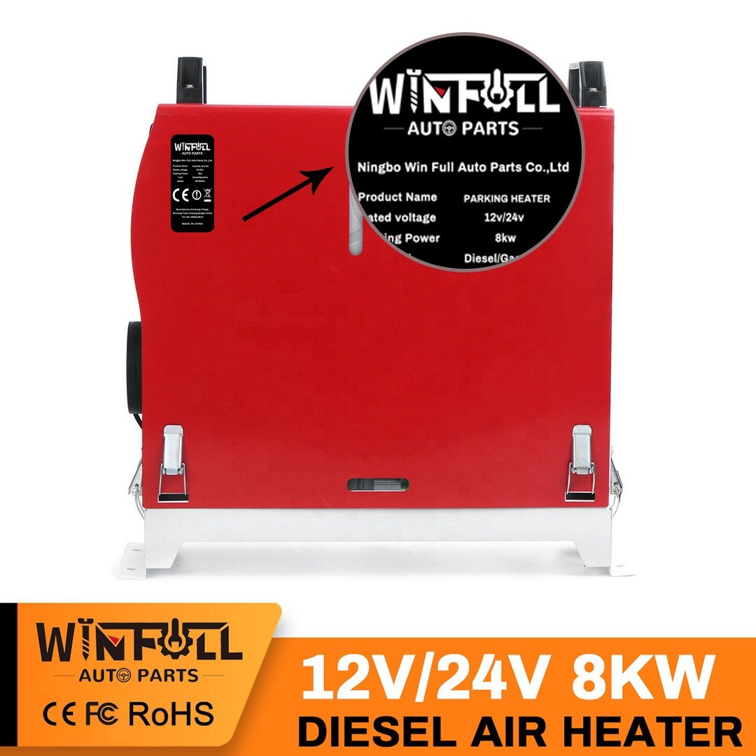 Portable Air Heater Diesel All in One Parking Heater Diesel Tent Heater 12V 8KW