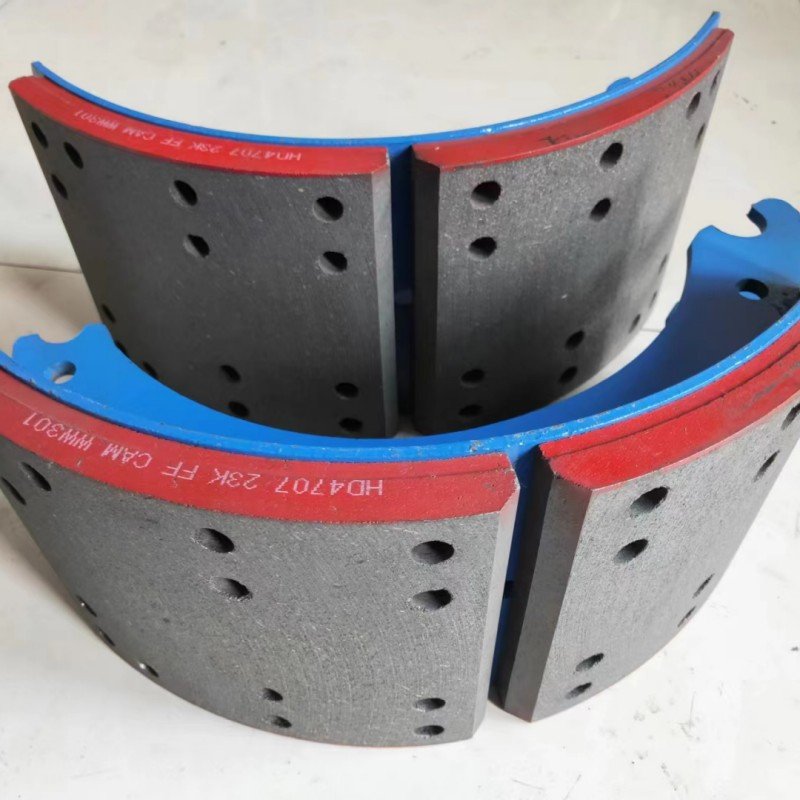 Brake Shoe Kit 4707 Q Plus Meritor Air Brake Shoes New 16.5" X 7" W/Standard 23K Lining 4707QP Truck Brake Pad