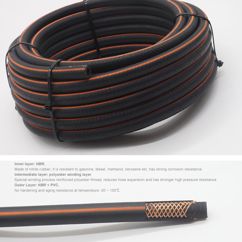 Rubber Hoses for Petrol and Oil / Custom Reinforced Rubber Fuel Hose