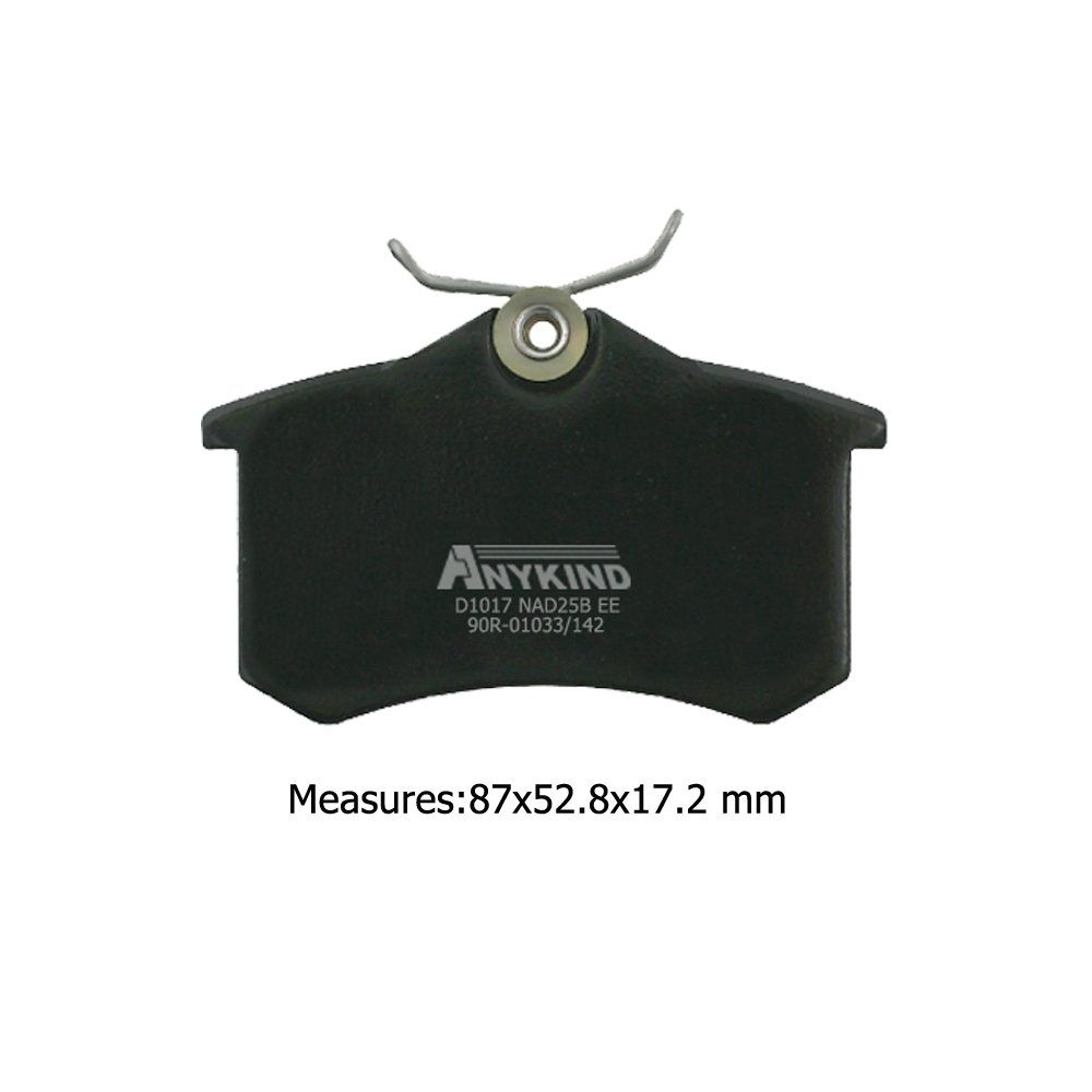 D1017-7920 Rear Brake Pads for Renault Avantime DE0/Clio KR BR BH/Grand Espace JE0 R9/Fluence L30 L33/Megane BA1 BM1 BZ1 B9A