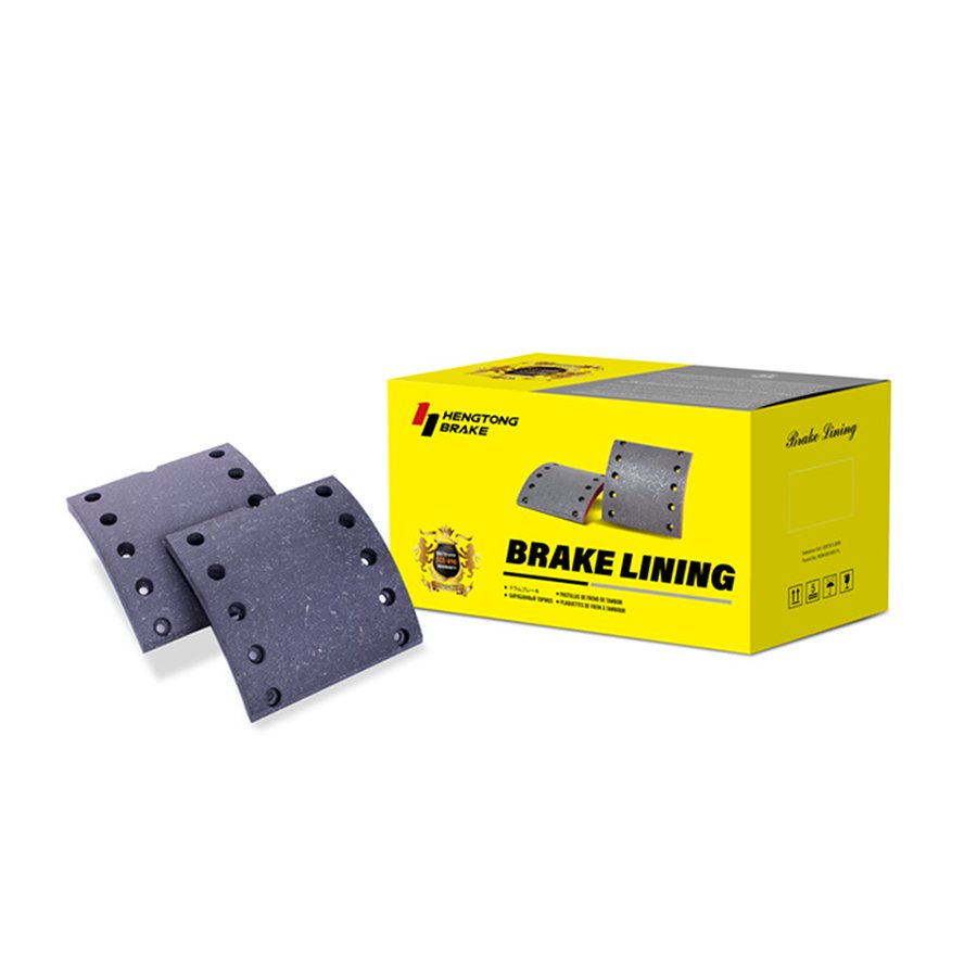 Sample Free Brake System Heavy Truck Trailer Axle Brake Shoe Lining 4515 4707 BC36 19486 19487 19488 19052 19055 Brake Lining