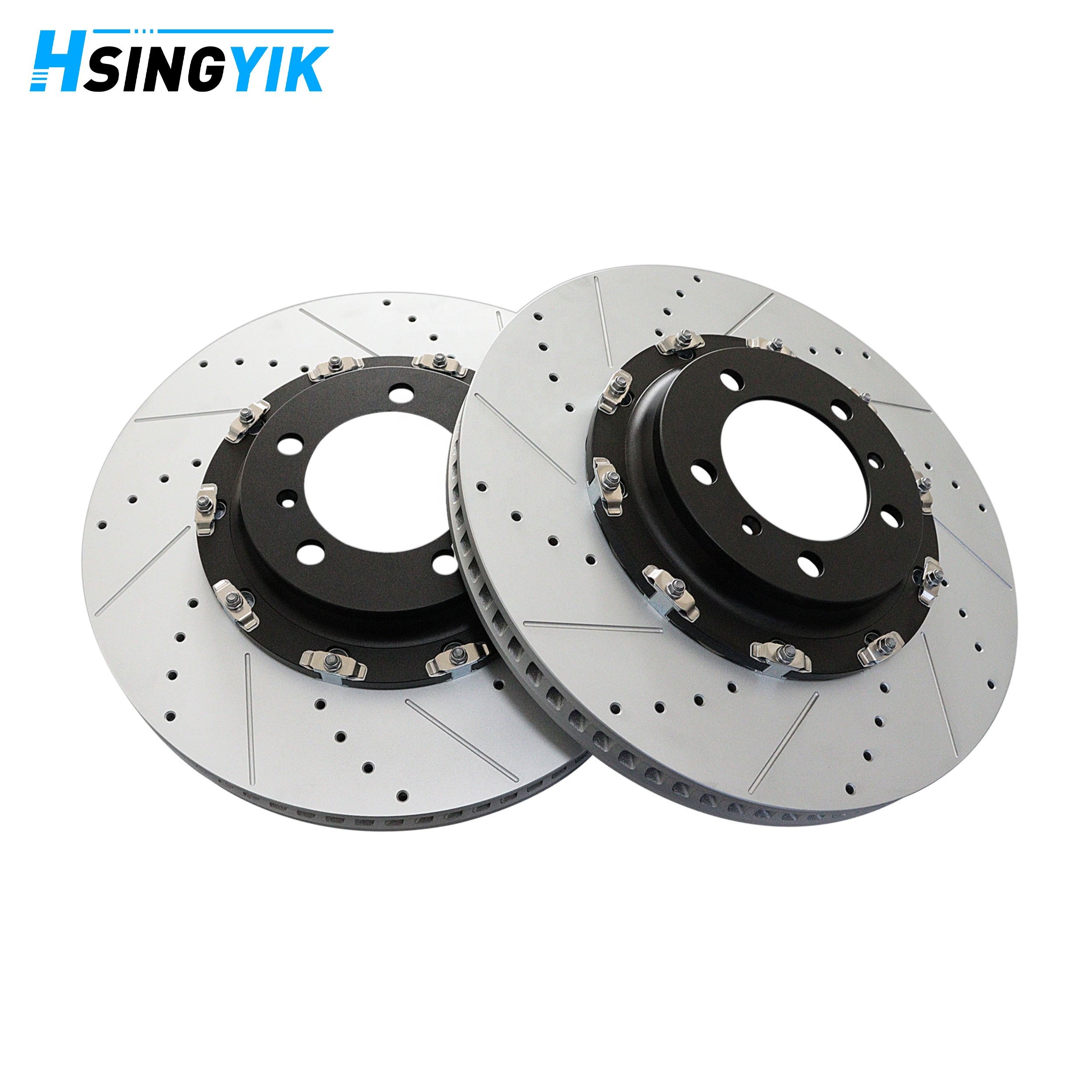 Hsingyik 380 MM High Carbon Front Brake Rotor for Porsche 981 982 Cayman 718 Boxster Spyder 98135140681 98135140581 460.4535.70