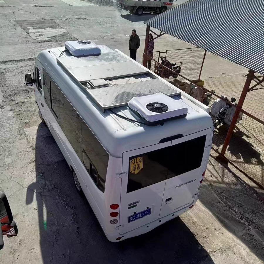 Auto Rooftop Electric Universal caravan Air Conditioning12V24V Electric Parking Cooler Auto Parking Conditioner Trucks