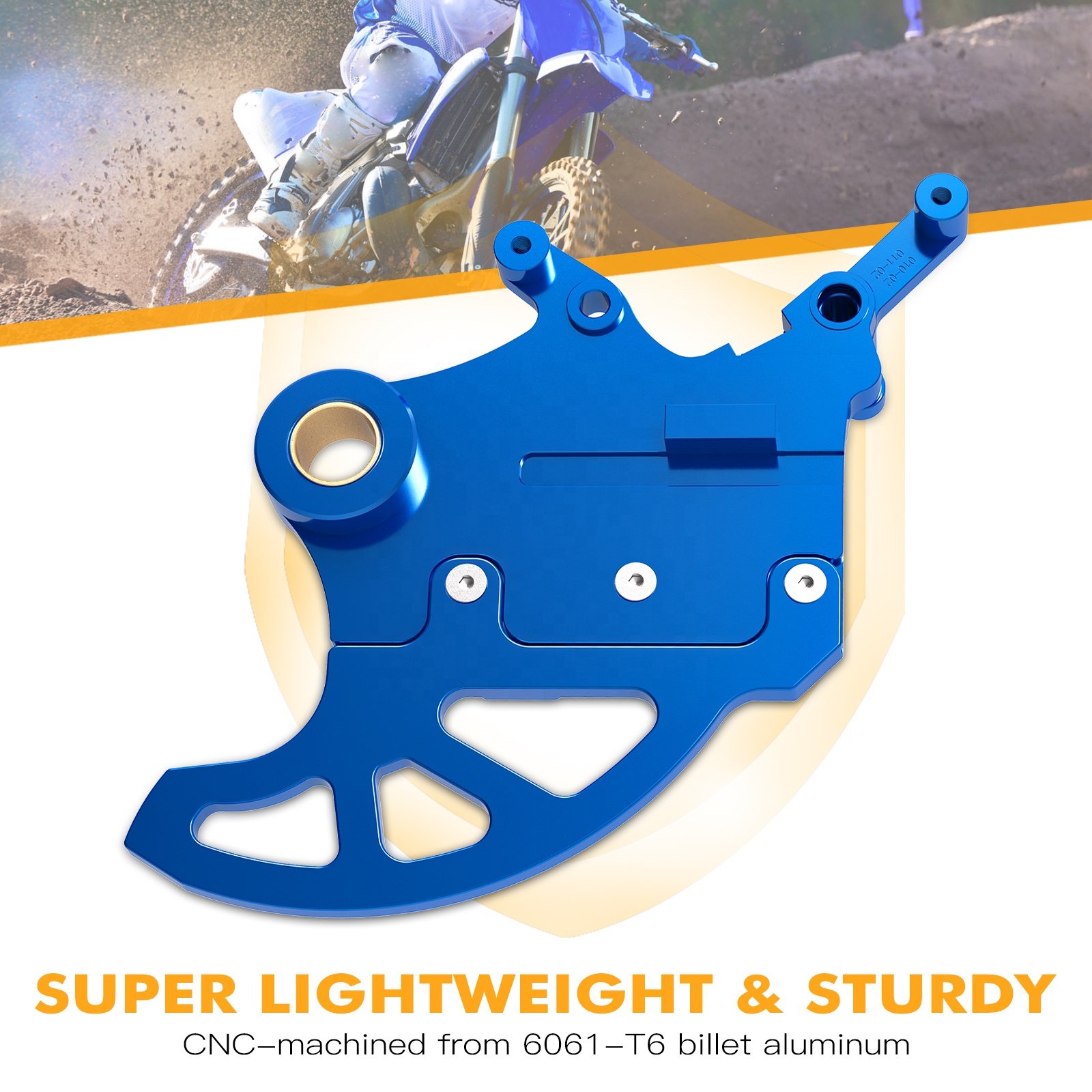 NiceCNC Rear Brake Disc Protector for Yamaha YZ125 YZ250 2006-2020 2021-2023 YZ250FX 2015-2023 YZ250X 2016-2023