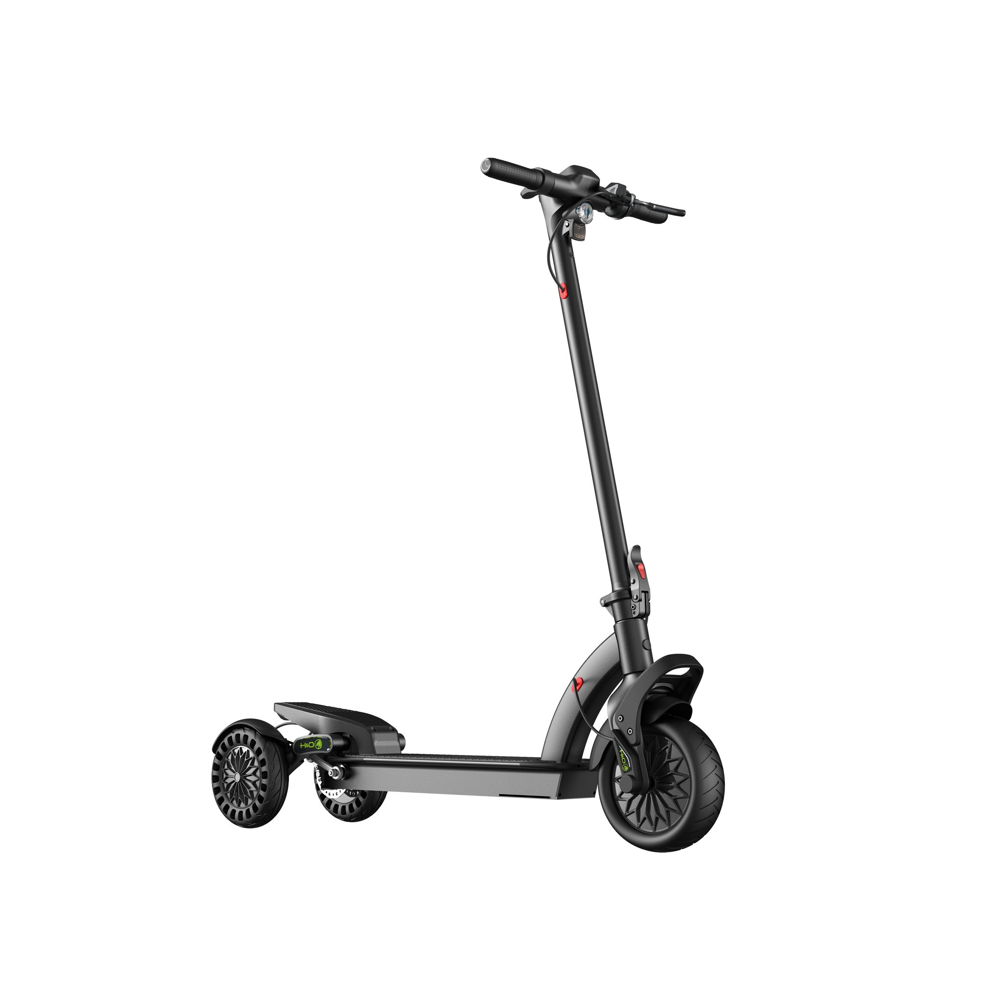 Aluminum Alloy Portable Three Wheels E-scooter with Rear Double Disc Brake Three Wheel Scooter Electric Adult