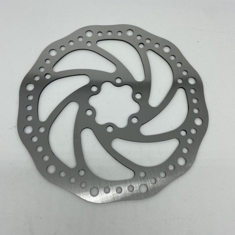 180mm Cycling Disc Brake Rotor 6 Holes Stainless Steel Front Rear Mountain Bike Disc Brake