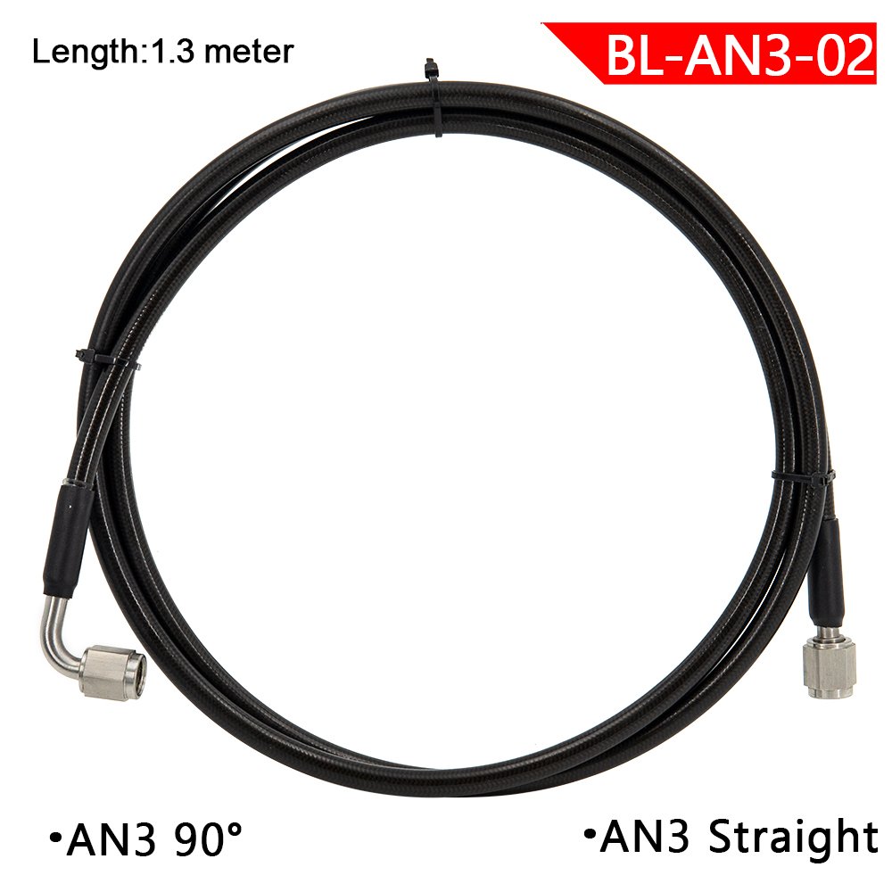 High Quality Universal 1.3m Master to Slave Cylinder Complete Stainless Clutch Line With An3 Fitting for 06-15 Honda Civic Si
