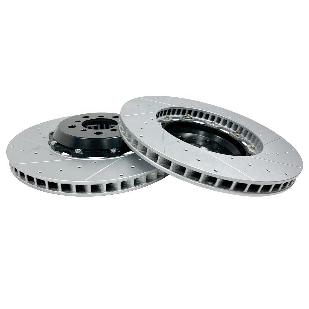 380X36 34108093709 34108093710 Left and Right 2-Piece Front Brake Disc for BMW G87 M2 G80 M3 G82 M4 M8 F90 F91 F92 F93