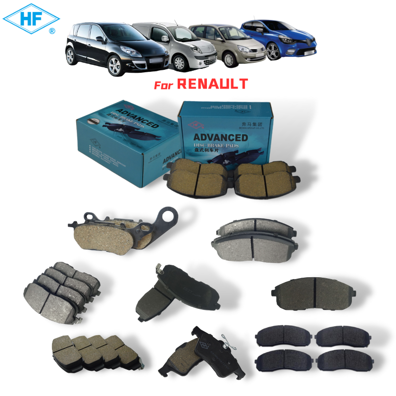 Use for RENAULT Megane Fluence Duster Clio Logan Master Brake Pad Rear Front Friction Brake Pad Wholesale