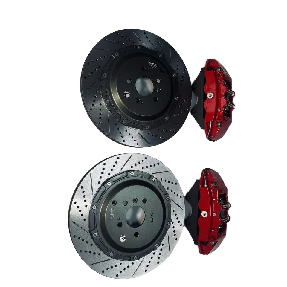 The High-performance Brake Kit A61 Is Compatible with the New 6-piston Brake Calipers Before
