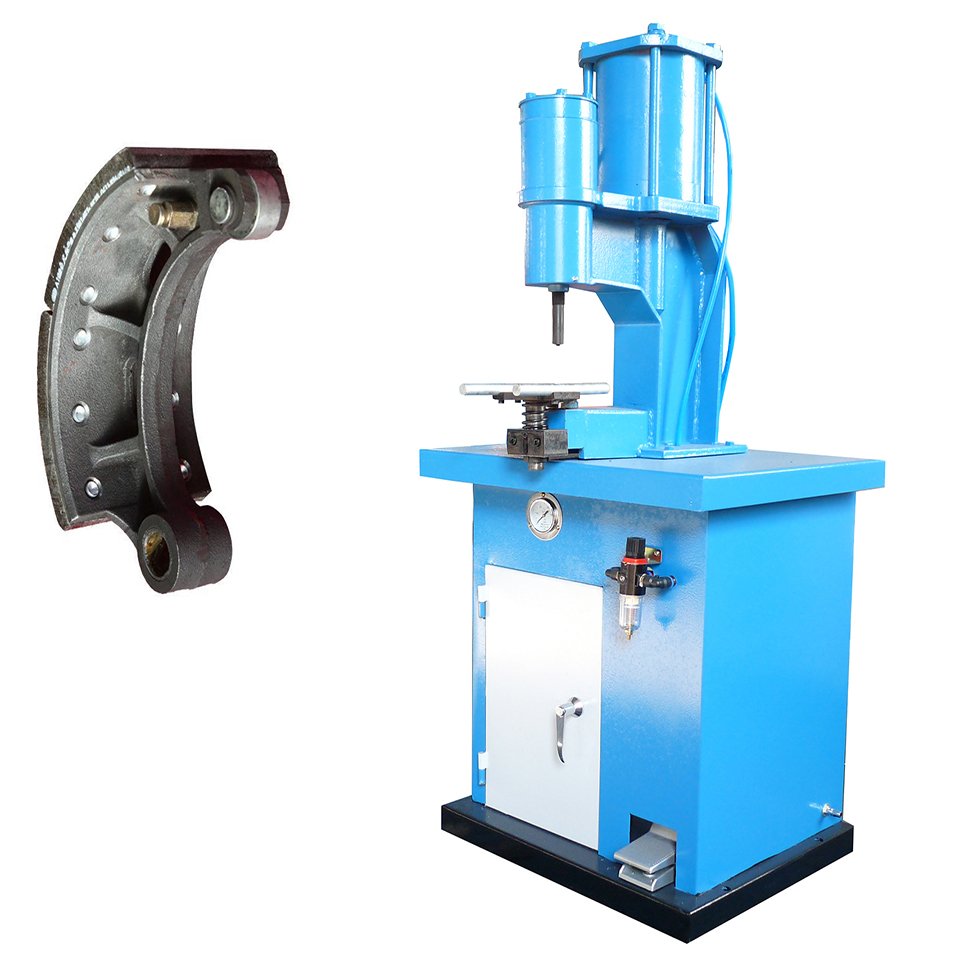 Factory Supply QYM-6 Riveting Machine Pneumatic and Hydraulic Brake Shoe Riveting Machine for Workshop