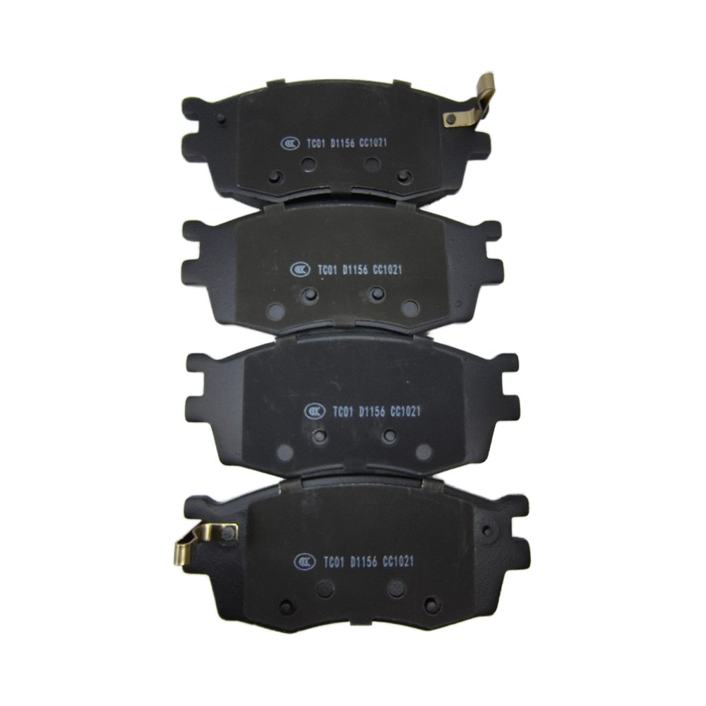 SURTUR New Front Brake Pad D1156 Ceramic Brake Pad for HYUNDAI Accent for KIA Rio