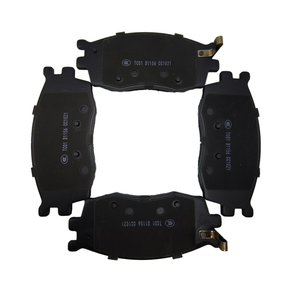 SURTUR New Front Brake Pad D1156 Ceramic Brake Pad for HYUNDAI Accent for KIA Rio