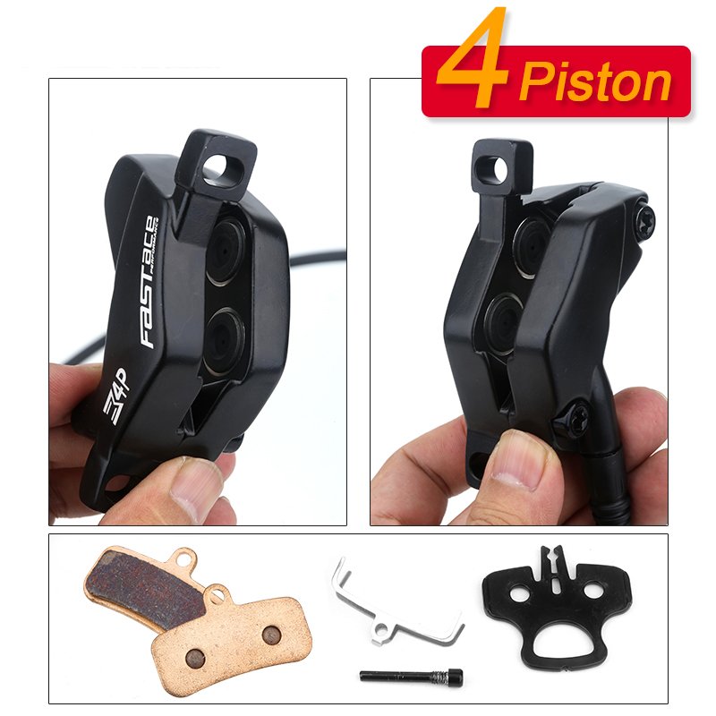 Fastace E-bike Hydraulic Disc Brake 4 Pistons Electric Bike Brakes Power Off Sensor Brakes for Surron XC Dirt Bike Motorcycle
