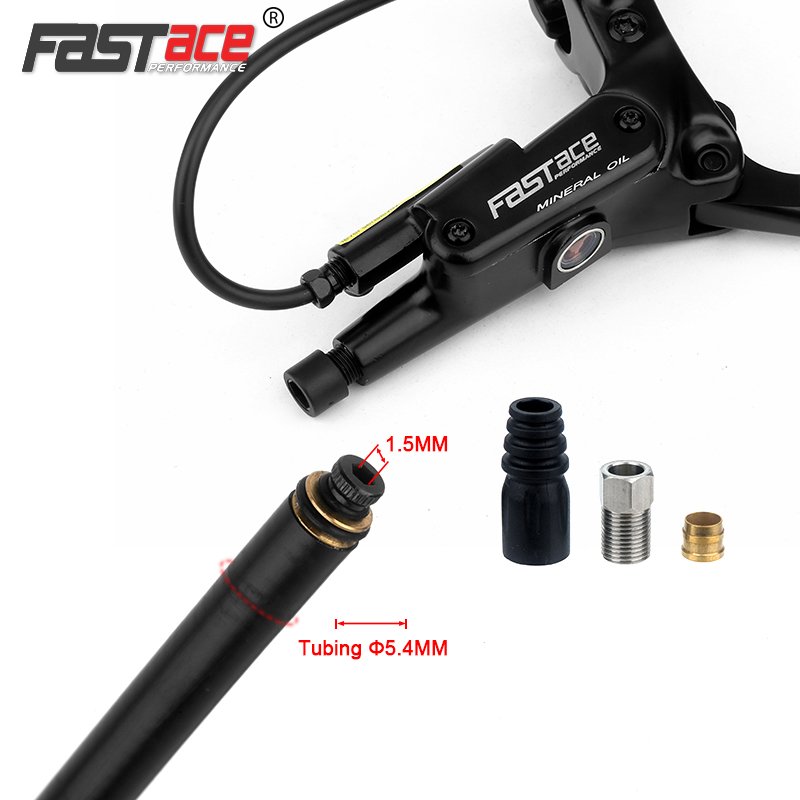 Fastace E-bike Hydraulic Disc Brake 4 Pistons Electric Bike Brakes Power Off Sensor Brakes for Surron XC Dirt Bike Motorcycle