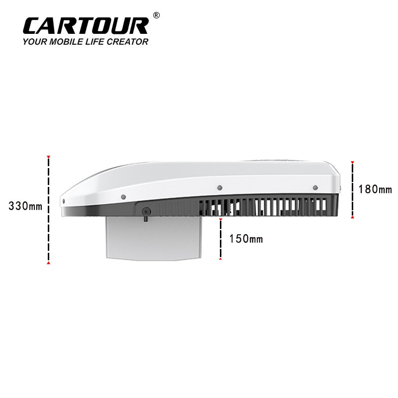 Universal 220v Electric Car Air Conditioning One Piece Body RV/Caravan Rooftop Mounted Auto Parking Conditioner