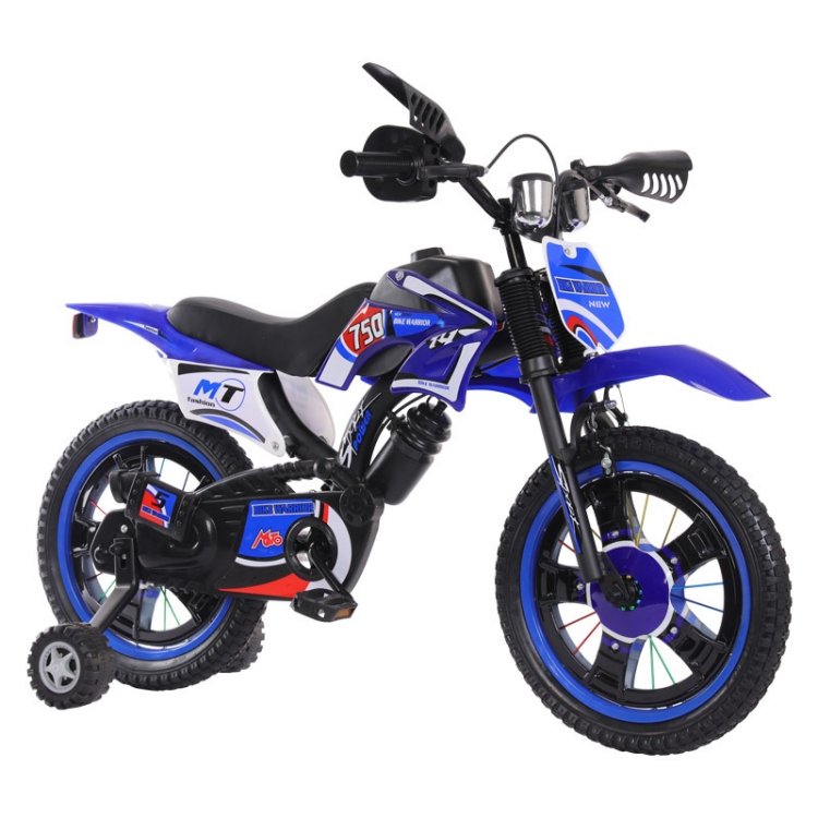 New Kids Bike Motorbike Style Children Dirty Bike 12 14 16 Inch Children Bicycle for 3-8 Years Old Children
