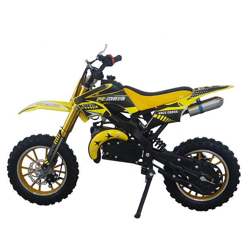 2023 New Trending Off Road Tires 10 Inch Kids Petrol Engine 49CC Sports Dirt Bike for 15 Years Old