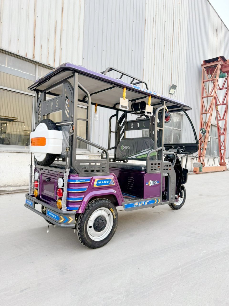 2025 Custom New Model Electric Tricycle 60V OEM INDIA E Rickshaw Best Seller NEW Design Passenger Battery Tricycle