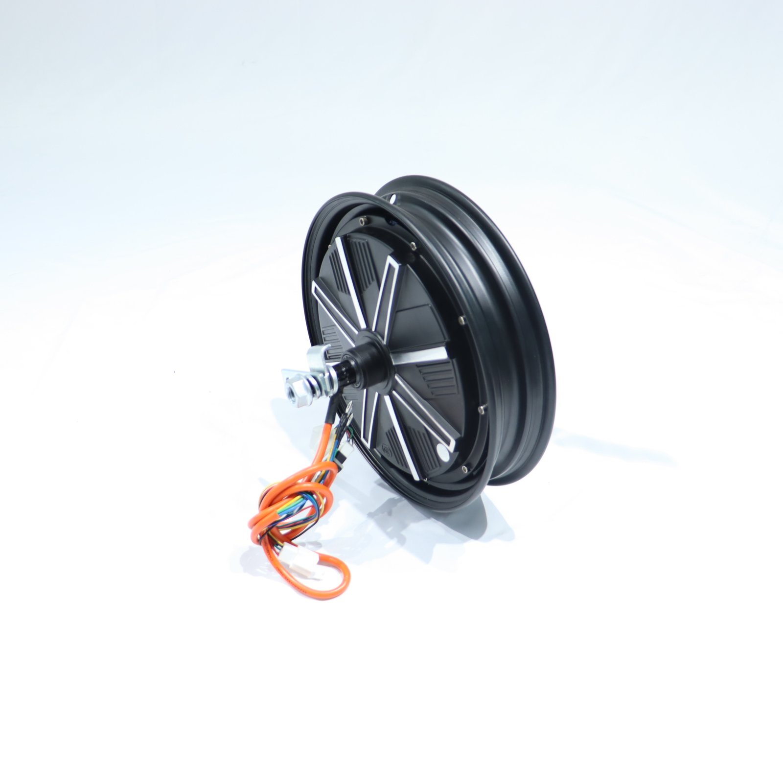 Factory Price Electric Moped DC Motor 12 Inch 72V 2000W 130 Drum Brake Hub BLDC Motor for Electric Scooter