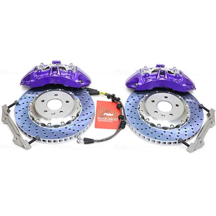 Car Part 4 Pot Brake Caliper Kit With 355 380mm Drilled Brake Disc for Kia/Civic/BMW/mini/vw/audi/toyota