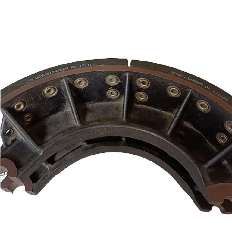 Sinotruk Howo Dump Truck Parts Brake Shoe Break Lining WG9100440028