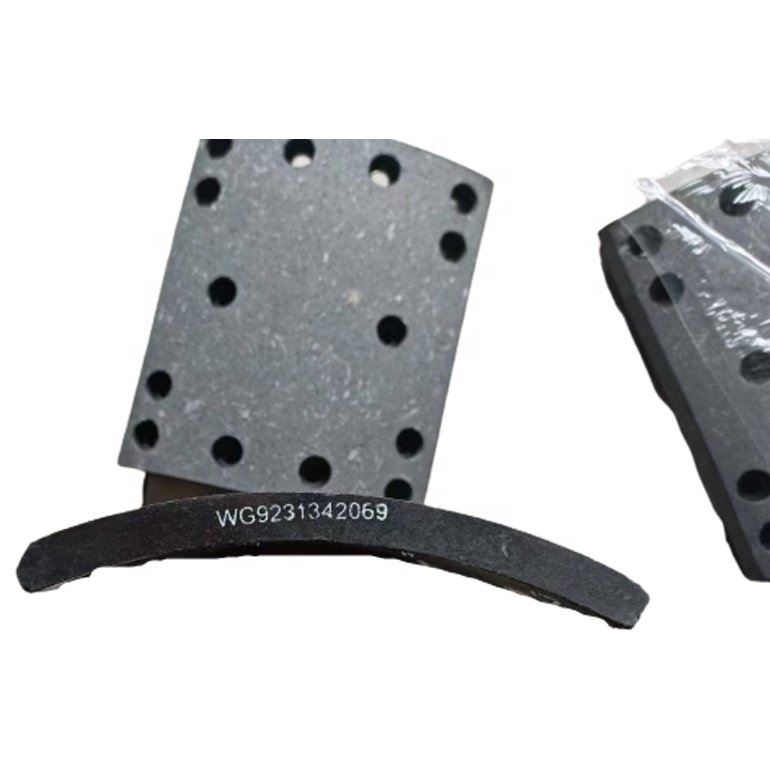 Sinotruk Howo Dump Truck Parts Brake Shoe Break Lining WG9100440028