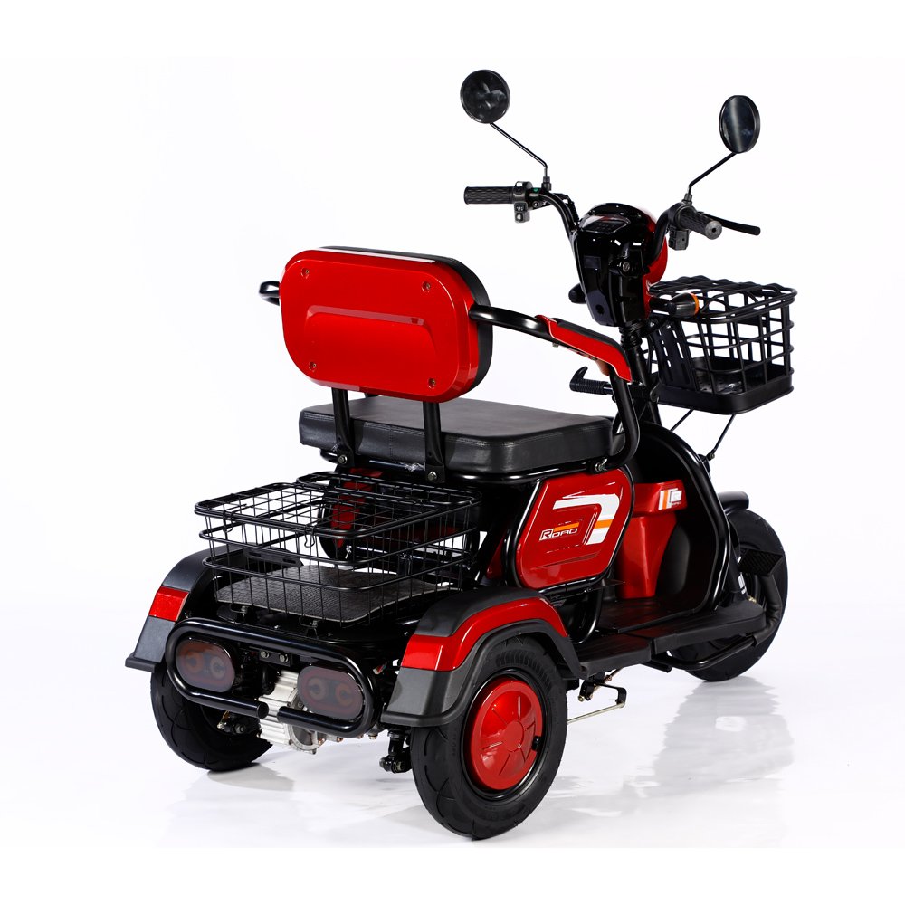 Hot Sale 600W 48V Long Range 3 Wheel Electric Bike for Adult Family With Basket
