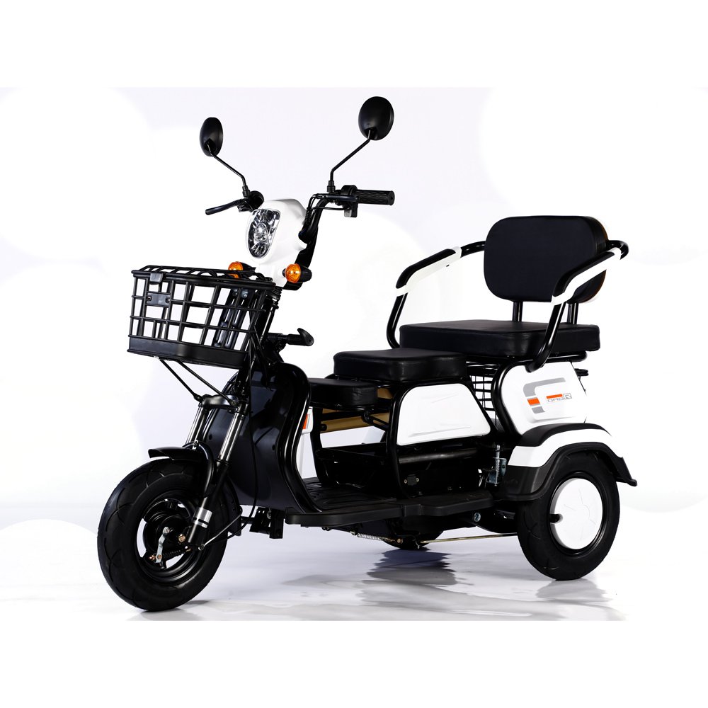 Hot Sale 600W 48V Long Range 3 Wheel Electric Bike for Adult Family With Basket