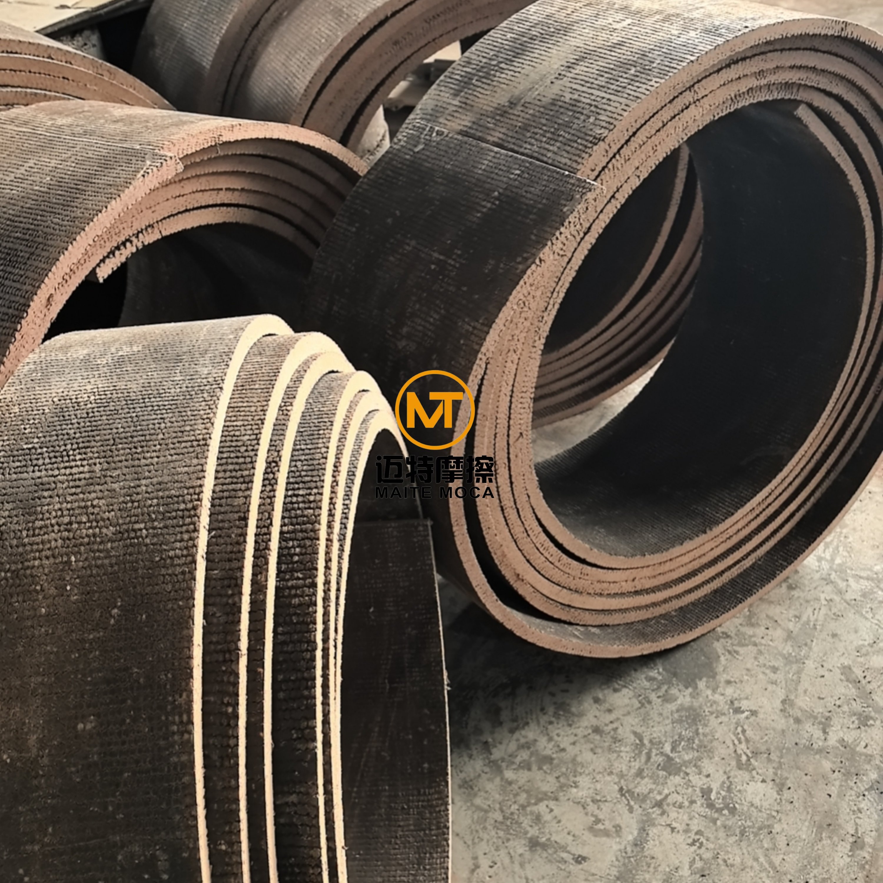 Asbestos Woven Brake Lining Roll Resin Friction Material Truck Brake Lining Rolls for Brake Shoes