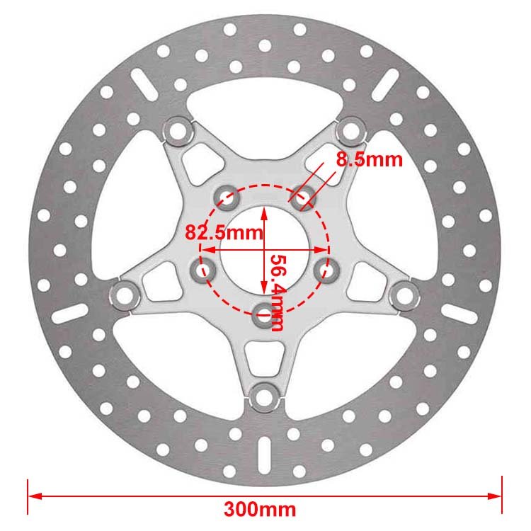 High Quality Front Floating 300mm Motorcycle Brake Disc for Harley Davidson