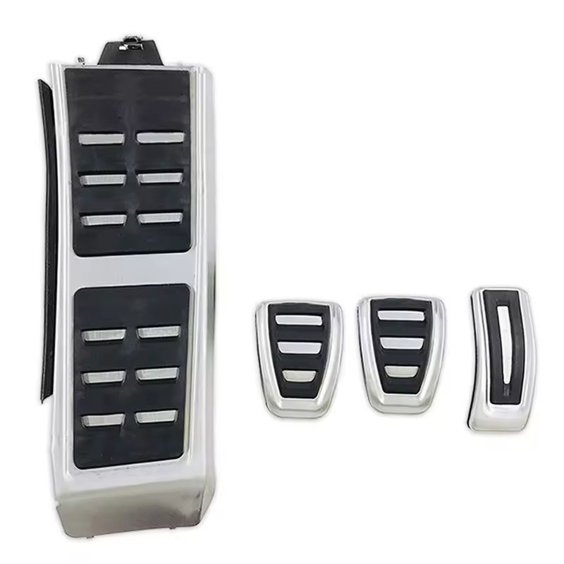QSF Brake Fuel Accelerator Pedal Cover Kit Car Accessories for Audi A1/A4/A5/A6/A7/Q5