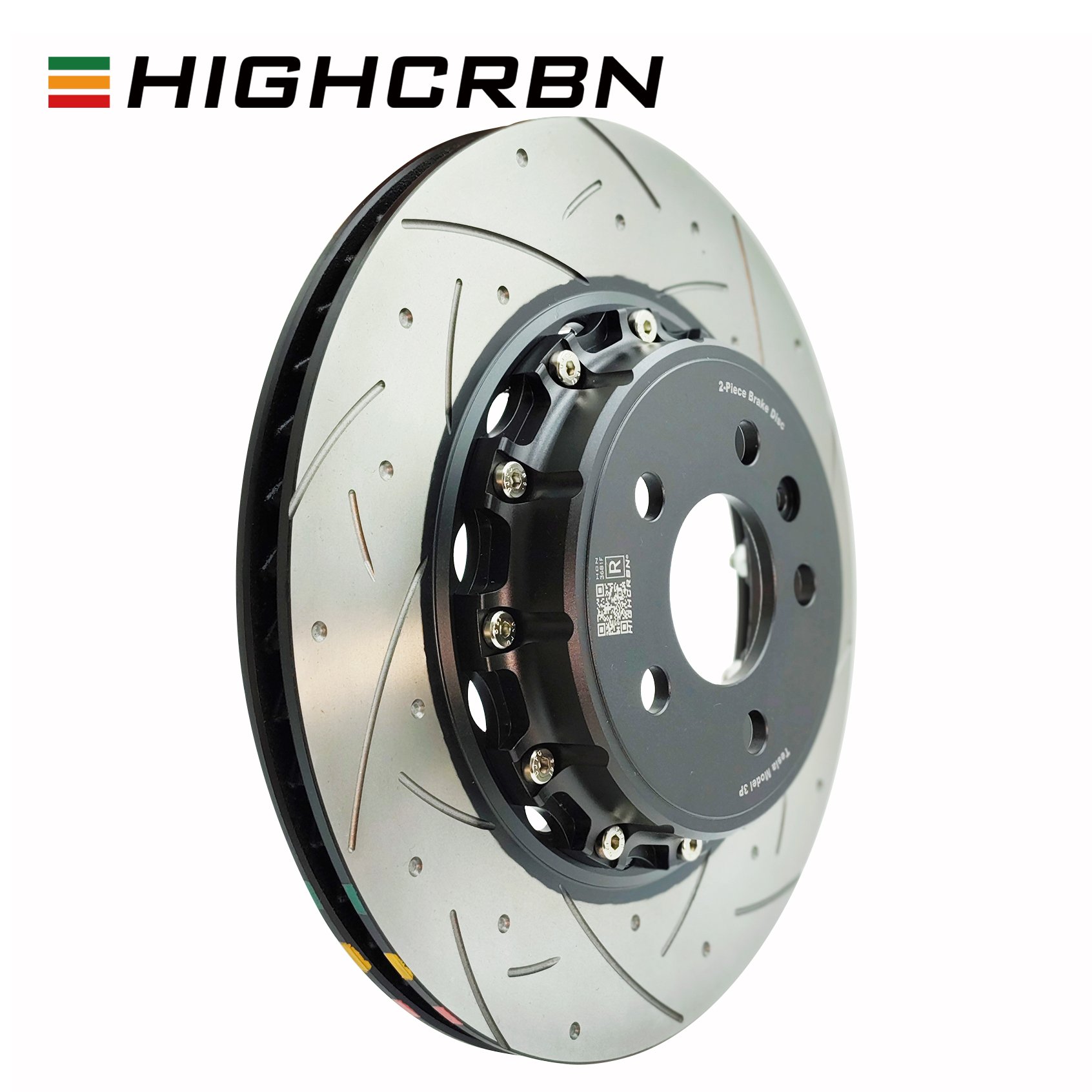 HIGHCRBN 312*25mm 2-piece Brake Disc Floating Front for Audi A3 (8V) OE#561615301B