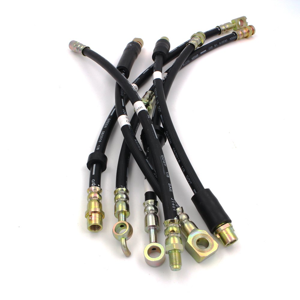 Automotive Brake System Parts 1/8 3.2 10.5 Mm SAEJ1401 Wheel Cylinder Industrial Hydraulic Disc Rubber Brake Oil Pipe Cable Hose