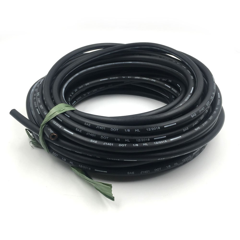 Automotive Brake System Parts 1/8 3.2 10.5 Mm SAEJ1401 Wheel Cylinder Industrial Hydraulic Disc Rubber Brake Oil Pipe Cable Hose