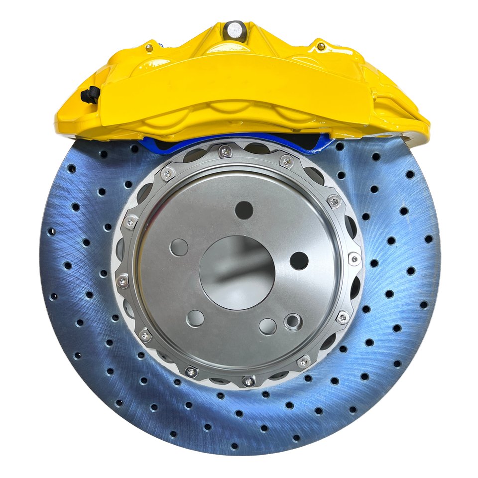 AMG6 Style Big 6 Pot Brake Caliper With 360mm 375mm 390mm Monoblock Disk Kit for Mercedes benz Model