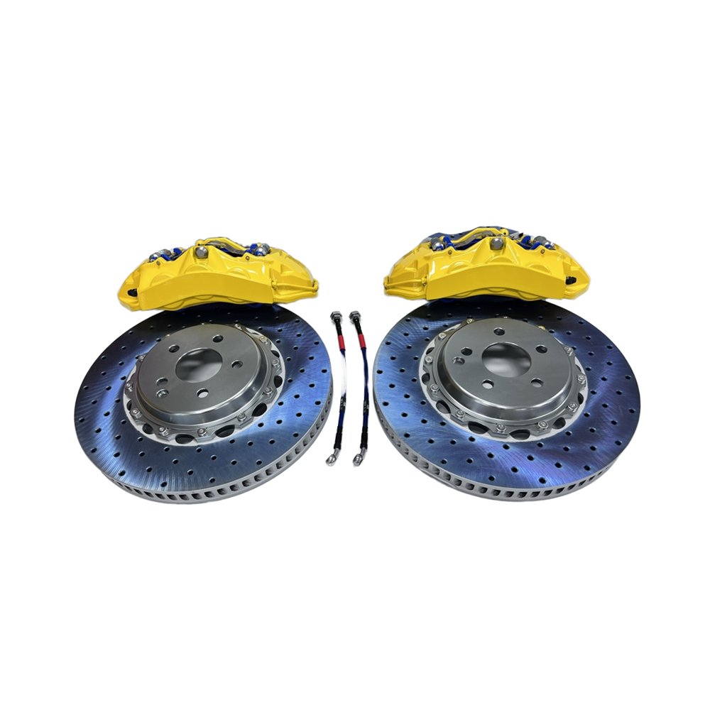 AMG6 Style Big 6 Pot Brake Caliper With 360mm 375mm 390mm Monoblock Disk Kit for Mercedes benz Model