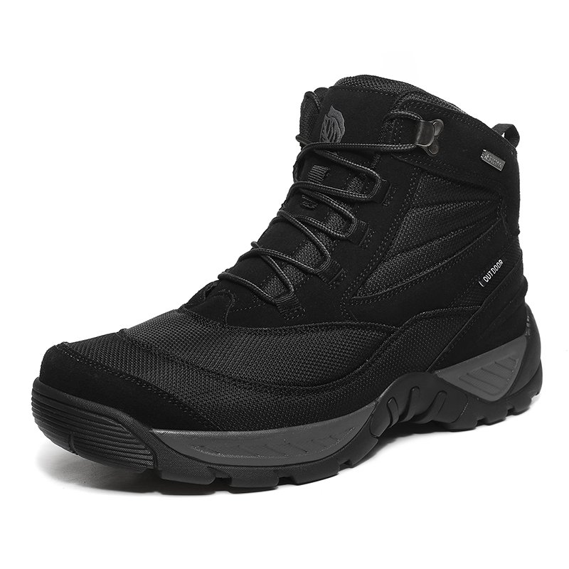 Men's Anti slip and Wear-resistant Training Boots Land Boots Workwear Motorcycle Shoes