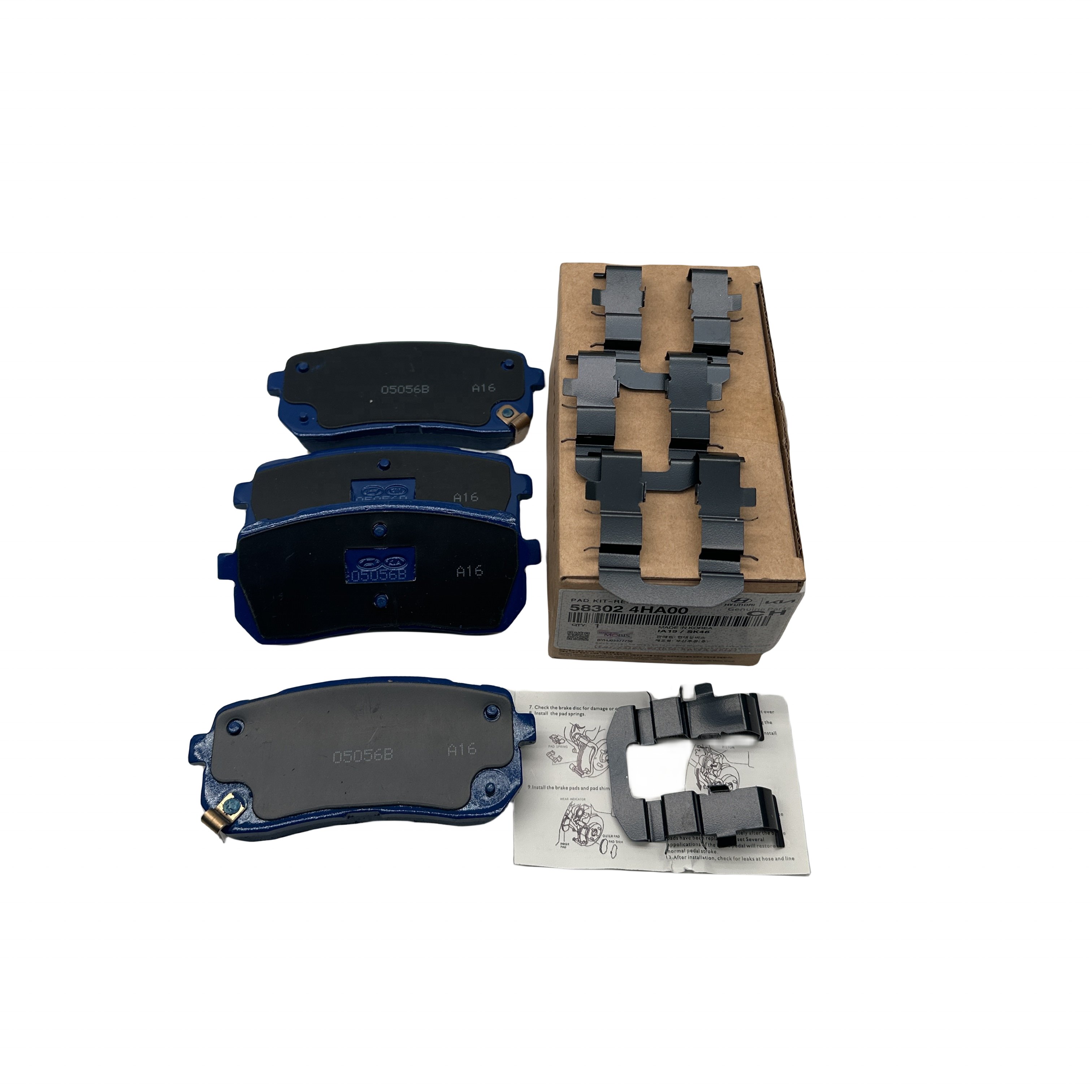 58302-4HA00 Brake Pad Kit Rear Disc Brake Pads Rear Disc Rotor 583024HA00 Suitable for Modern Use