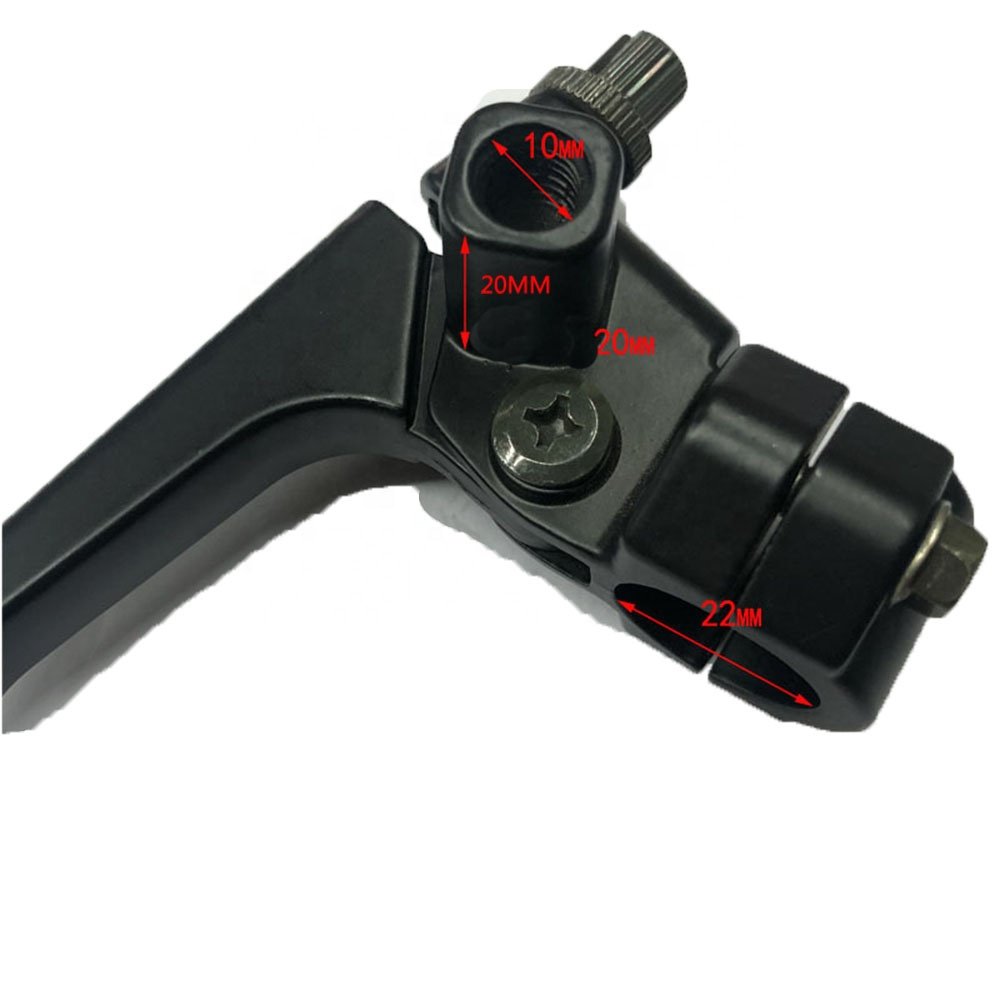 Universal 7.5\" 19cm EN125-8 EN150 Motorcycle Brake Clutch Master Cylinder Lever Handle with Oil Cup-Left Side Car Gear Knob