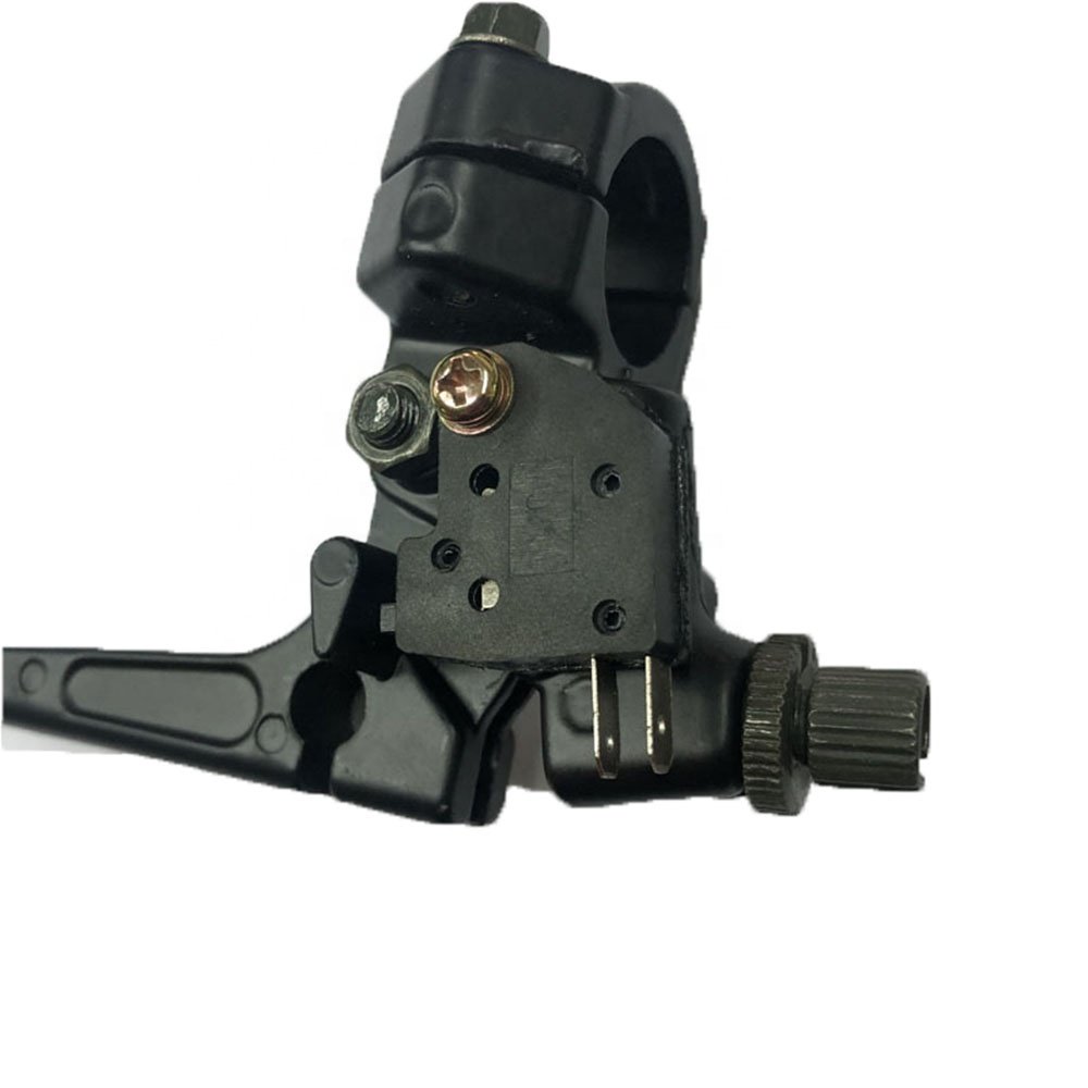 Universal 7.5\" 19cm EN125-8 EN150 Motorcycle Brake Clutch Master Cylinder Lever Handle with Oil Cup-Left Side Car Gear Knob