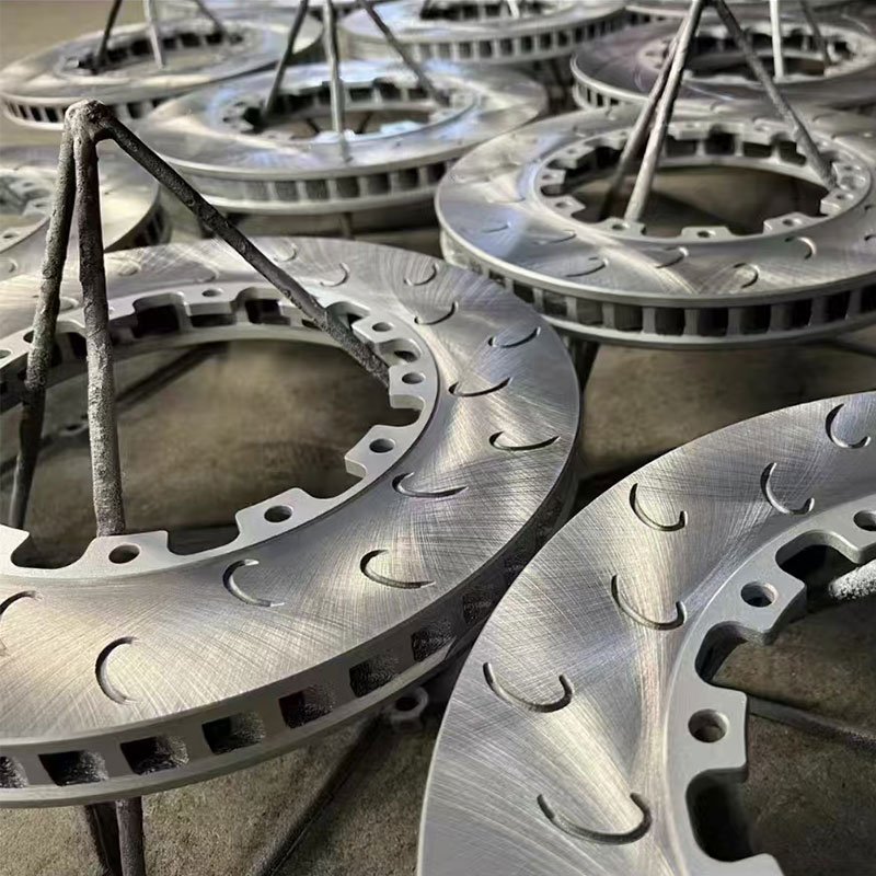 380mm*28mm K54 Carbon Fiber Brake Disc Rotor Drilled Slotted Brake Rotors W System