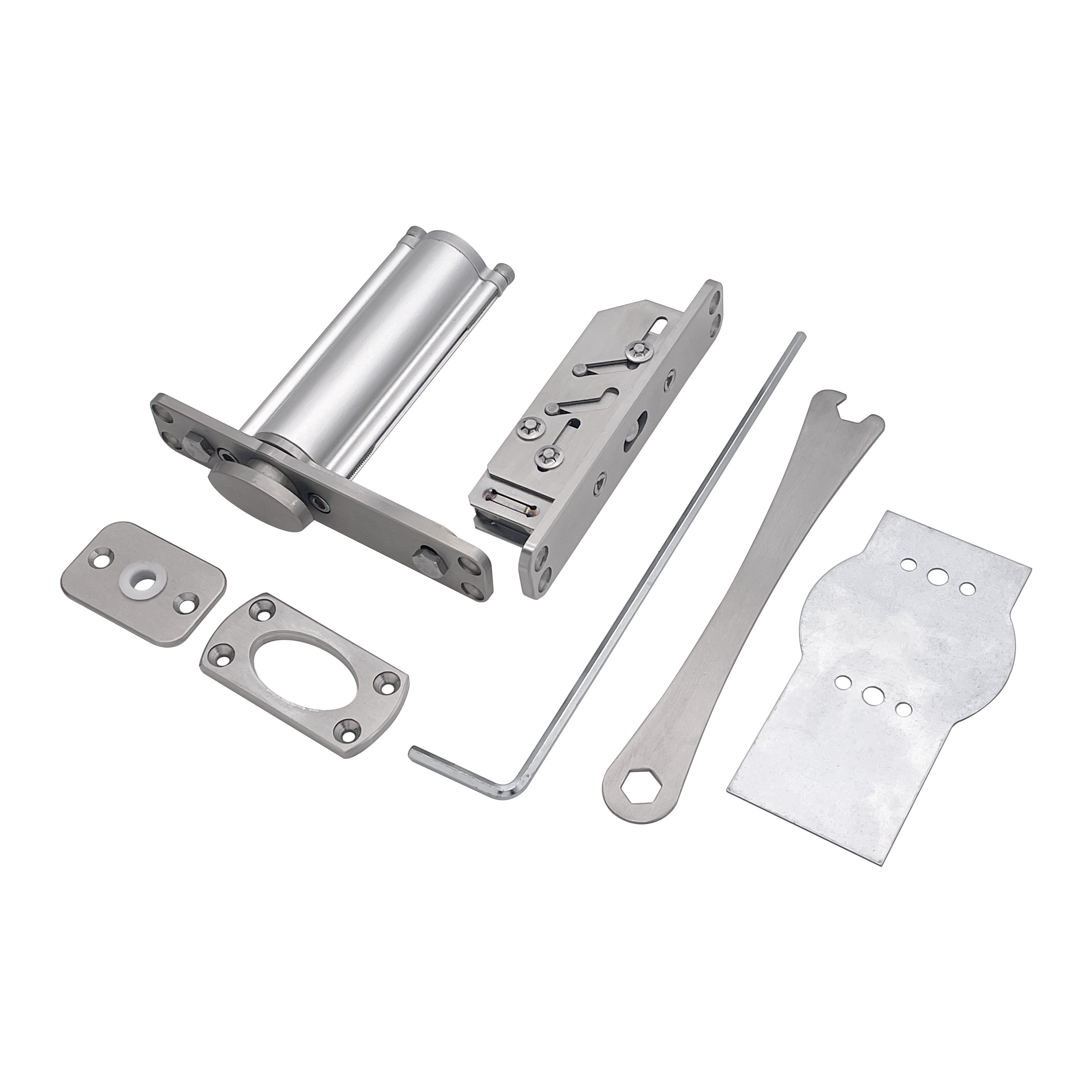 TK-K064 Wooden Door 360 Degree Revolving Door Accessories, Automatic Return, 90 Degree Positioning Floor Spring